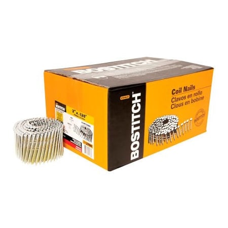 Dewalt Collated Framing Nail, 3 in L, Galvanized, 15 Degrees C10P120DG